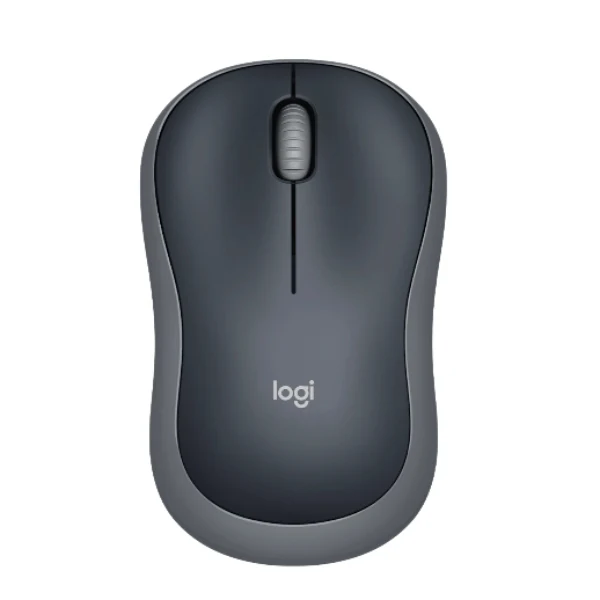 Mouse Logitech M185 - Inalámbrico - 1000DPI - 3 Botones - Ambidiestro - Gris 910-002225