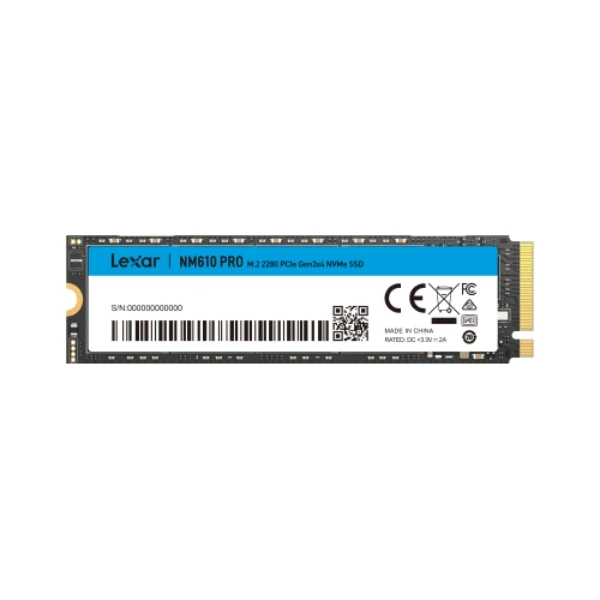 Disco Duro SSD Lexar NM610 PRO 1TB - M.2 2280 - PCIe NVMe - 3300MB/s