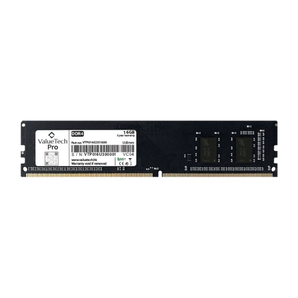 Memoria RAM Valuetech 16GB DDR4 2666MHz UDIMM – Para PC