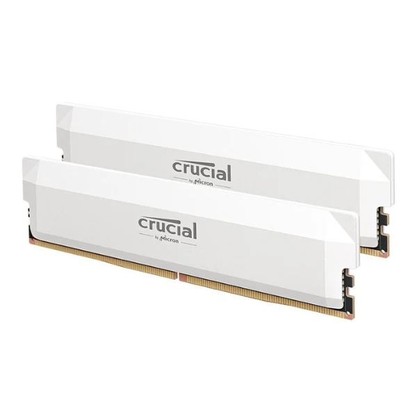 Memoria RAM Crucial Pro 64GB (2x32GB) DDR5 6400MHz PC5-51200 CL40 Dual Channel – Para PC (White)