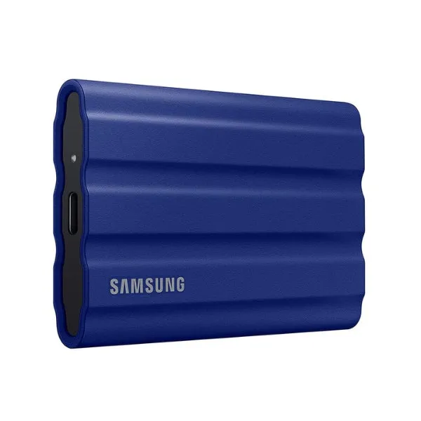 Disco Duro SSD Externo Samsung T7 Shield 1TB USB 3.2 Gen 2 Azul
