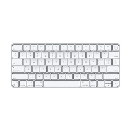 Teclado Apple Magic Keyboard con Touch ID - Para Mac con Apple Silicon - Recargable USB-C - Bluetooth Inalámbrico - Blanco - MXCK3LL/A