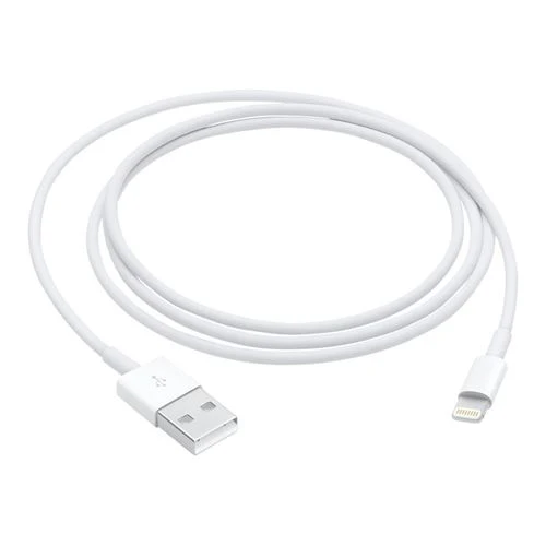 Cable Apple Lightning a USB-A - Certificado MFi - Carga y Sincronización - 1 Metro - iPhone iPad iPod - Blanco - MXLY2AM/A