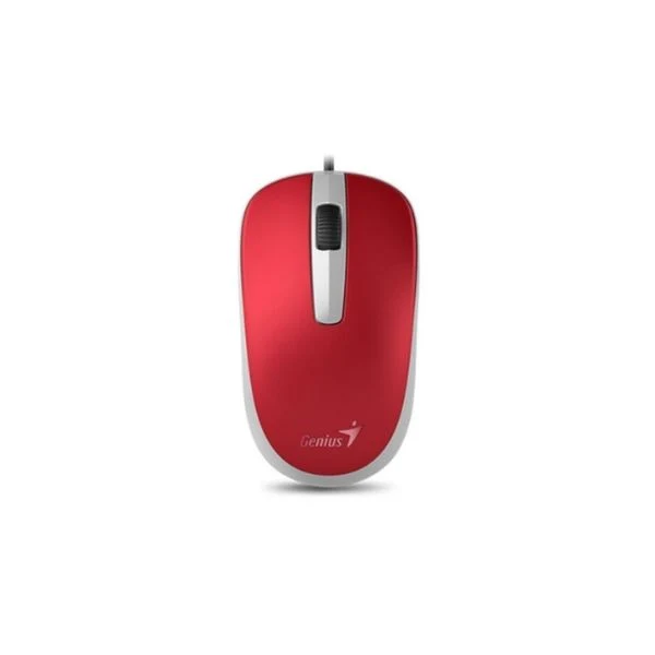 Mouse Genius DX-120 - Óptico 1000 DPI - 3 Botones - USB - Rojo