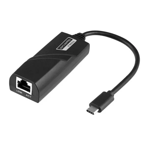 Cable Adaptador Argom Type C a Gigabit RJ45 - Negro - ARG-CB-0062