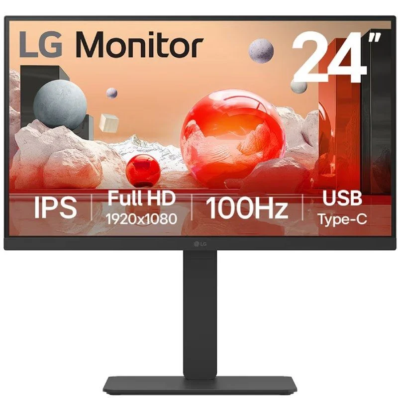 Monitor Profesional LG 24BA650-B - Multimedia - Full HD - 23.8"
