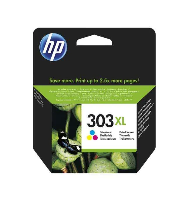 HP 303XL Cartucho de Tinta Color Original - T6N03AE, Compatible y Duradero