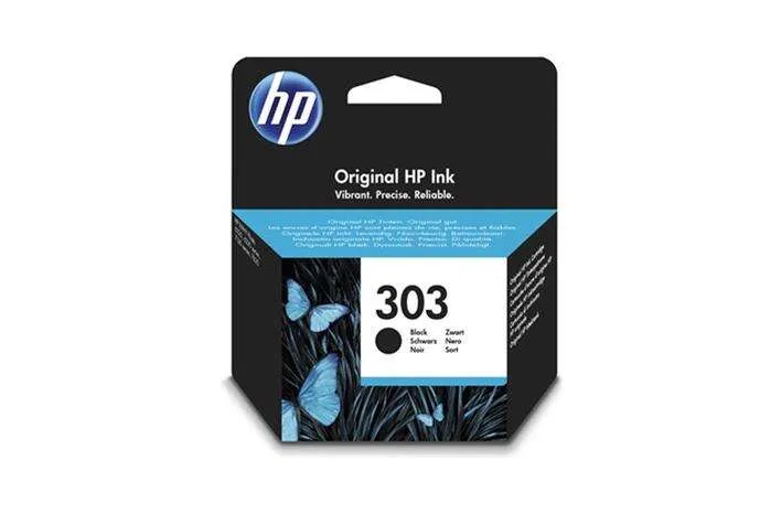 HP 303 Negro Cartucho de Tinta Original - T6N02AE para Impresoras HP