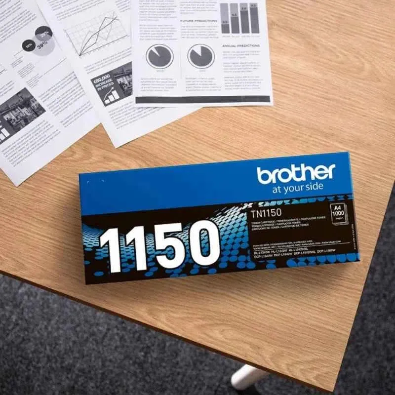Tóner original Brother TN1150 Negro | 1.000 páginas