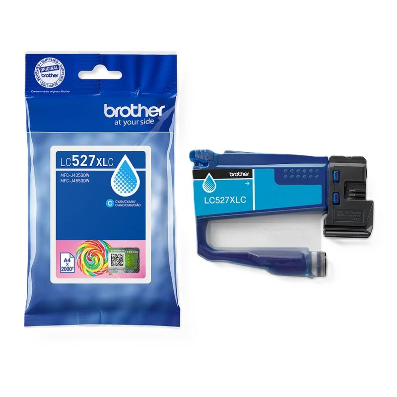 Brother LC527XL Cyan Cartucho de Tinta Original - LC527XLC