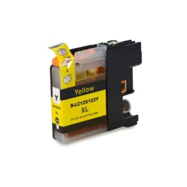 Cartucho compatible Brother LC125XL Amarillo