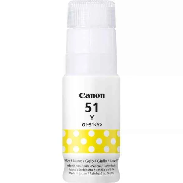 Canon GI51 Amarillo Botella de Tinta Original - GI51Y/4548C001