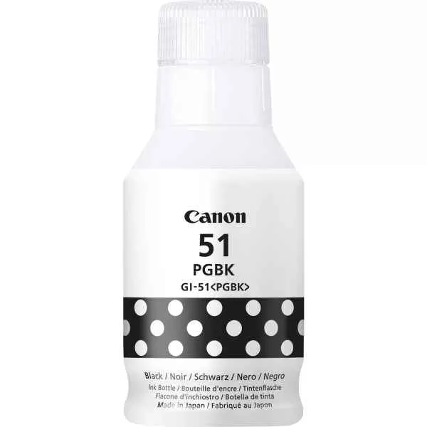Canon GI51 Negro Botella de Tinta Original - GI51PGBK/4529C001