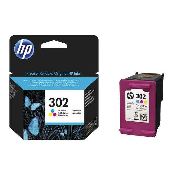 HP 302 Cartucho de Tinta Original - F6U65AE para Impresoras