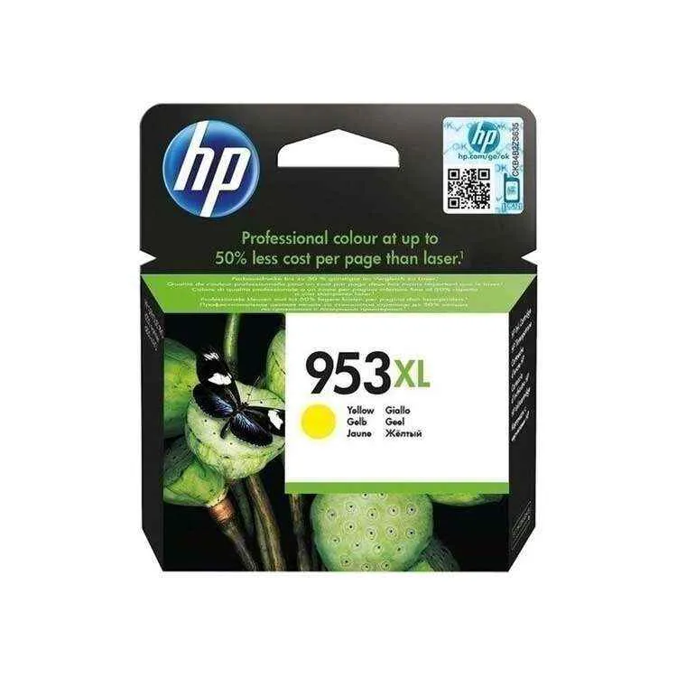 HP 953XL Cartucho de Tinta Amarillo Original - F6U18AE para Impresión de Alta Calidad