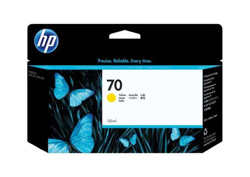 HP 70 Amarillo Cartucho de Tinta Original - C9454A