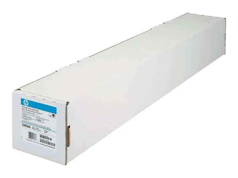 HP Bobina de Papel para Plotter - Blanco Brillante para Inyeccion de Tinta - 914mm x 45.7m - 90gr