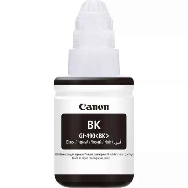 Canon GI490 Negro Botella de Tinta Original - GI490BK/0663C001