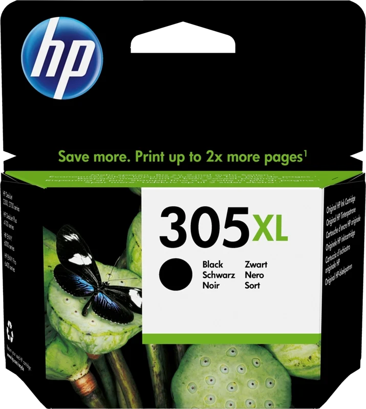 HP 305XL Negro Cartucho de Tinta Original - 3YM62AE