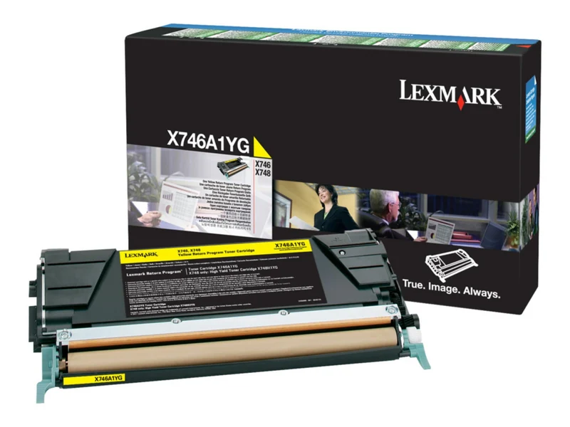 Tóner Lexmark X746A1YG Amarillo
