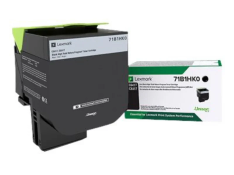 Tóner Lexmark CS417 Negro Alto Rendimiento