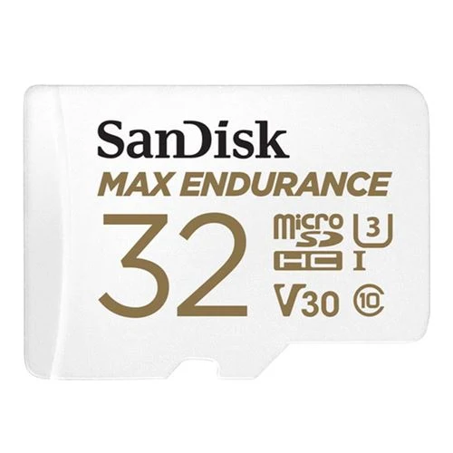 Tarjeta de Memoria Sandisk 32 GB Max Endurance microSDHC Class 10 / UHS-3 Flash Memory Card