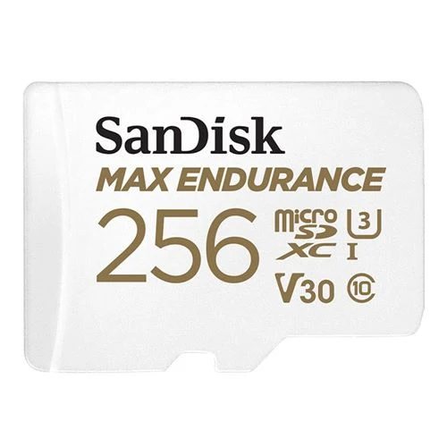 Tarjeta de Memoria Sandisk 256 GB Max Endurance microSDXC Class 10 / UHS-3 Flash Memory Card
