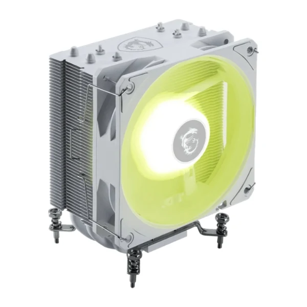 CPU Cooler MSI MAG COREFROZR AA13 Torre 4 Heat Pipes - ARGB - TDP 240W - Ventilador 120mm CycloBlade 7 - Intel LGA1700/1851 AMD AM4/AM5 - Blanco