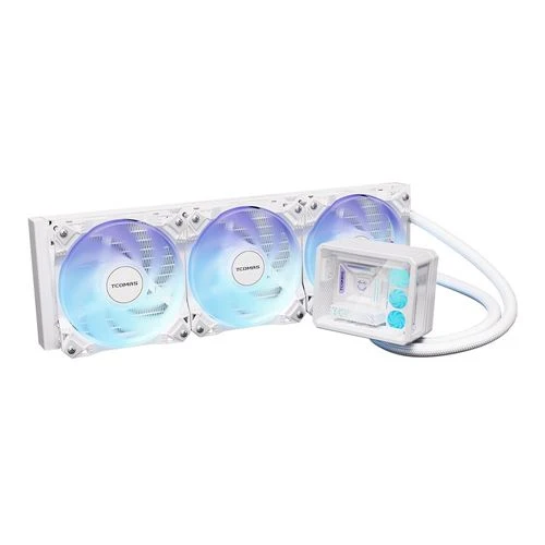 Refrigeración Líquida TCOMAS WA300 360mm All in One Liquid CPU Cooling Kit Blanco