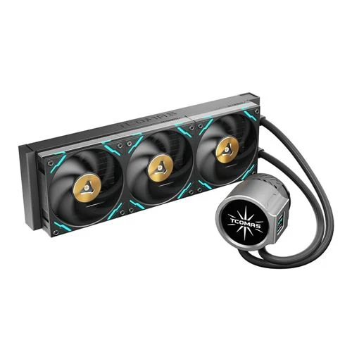 Refrigeración Líquida TCOMAS LX800PRO 360mm All in One Liquid CPU Cooling Kit Negro