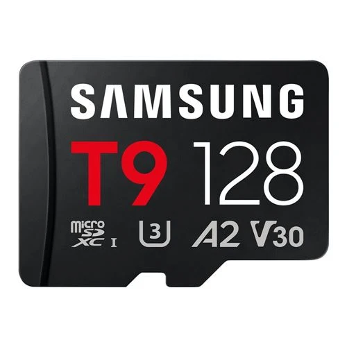 Tarjeta de Memoria Samsung T9 128GB microSDXC Card UHS-I Flash Memory Card Class 10 U1 V30 A2 Memory Card