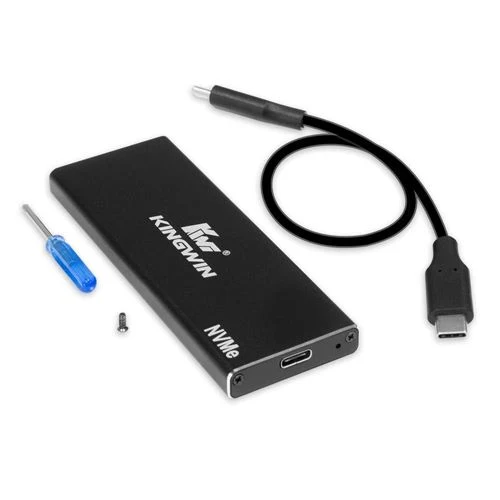 Carcasa para SSD M.2 NVMe Kingwin USB 3.1 Type-C