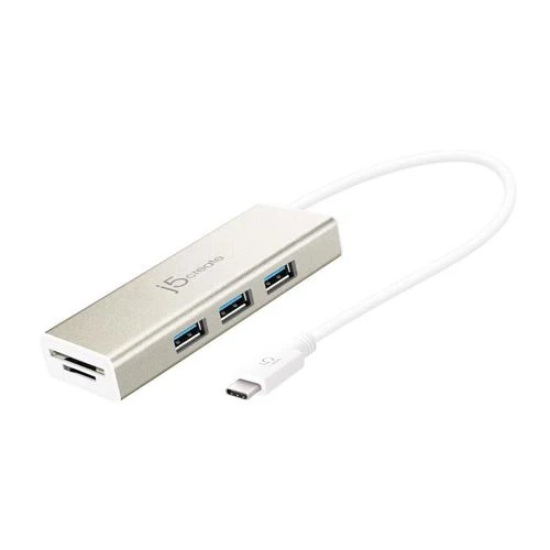 Hub USB j5create JCH347 USB 3.1 Type-C 3 Puertos