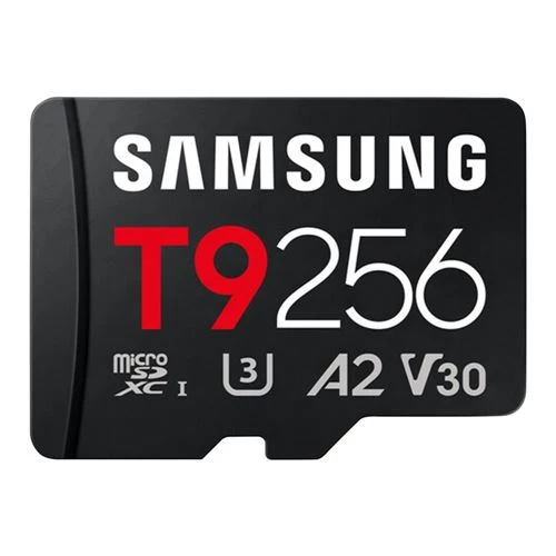 Tarjeta de Memoria Samsung T9 256GB microSDXC Card UHS-I Flash Memory Card Class 10 U1 V30 Micro SD Card