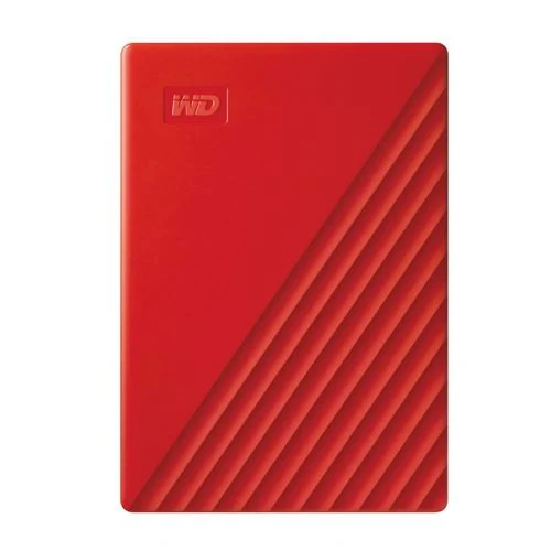 Disco Duro WD My Passport 4TB USB 3.2 (Gen 1 Type-A) 2.5" Portable External Hard Drive Rojo