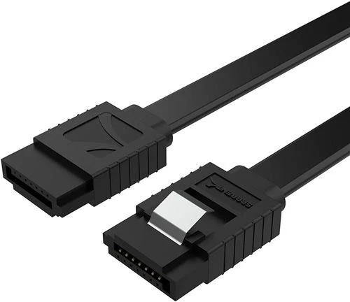 Cable de Datos SATA III Sabrent Recto Negro (6 Gbit/s)
