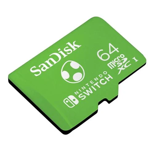 Tarjeta de Memoria Sandisk 64GB Nintendo microSDXC Class 10 / UHS-1 Flash Memory Card