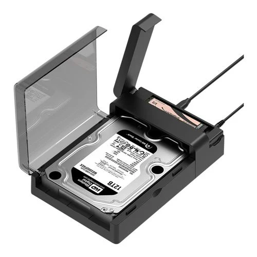 Docking Station Sabrent USB-C para SSD/HDD M.2 NVMe/SATA 2.5"/3.5"