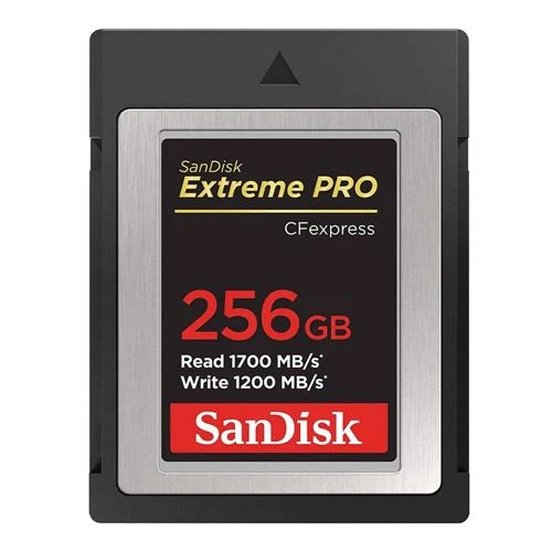 Tarjeta de Memoria Sandisk 256GB Extreme Pro Cfexpress Flash Memory Card Type-B