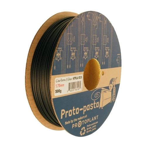 Filamento 3D Proto-Pasta PLA 1.75mm Black 0.5 kg