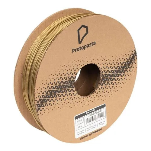 Filamento 3D Proto-Pasta HTPLA 1.75mm Good as Gold 1.10 lbs. (0.50 kg)