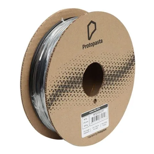 Filamento 3D Proto-Pasta PETG 1.75mm Black 0.5 kg
