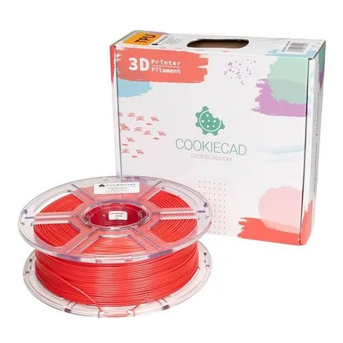 Filamento 3D Cookiecad TPU 1.75mm Ruby Red Elixir 1.0 kg