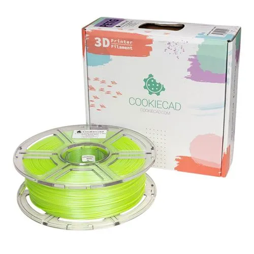 Filamento 3D Cookiecad PETG 1.75mm Green Apple Elixir 1.0 kg