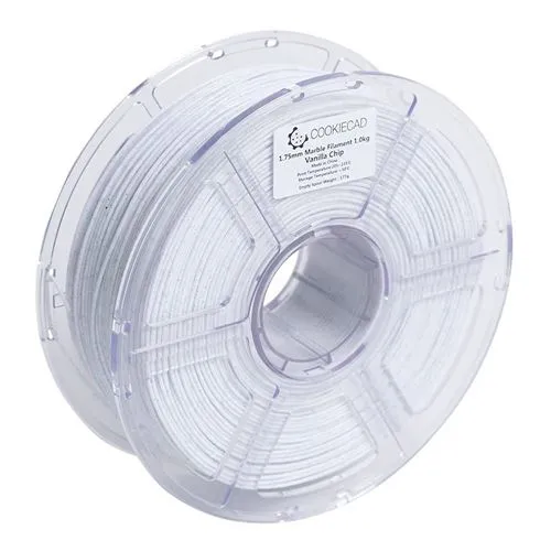 Filamento 3D Cookiecad PLA 1.75mm White 1kg
