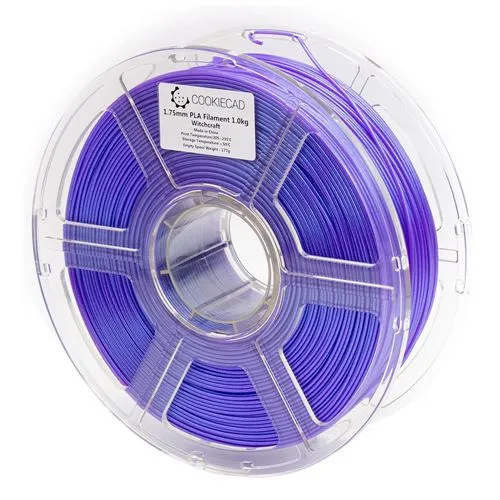 Filamento 3D Cookiecad PLA 1.75mm Iridescent Holographic 1.0 kg