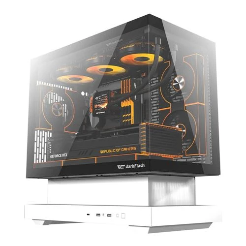 Case darkFlash FLOATRON F1 Tempered Glass microATX Mid-Tower