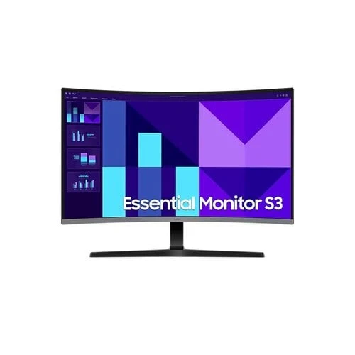Monitor Samsung Essential S3 S27D392GAN 27" Curvo - Full HD - 100Hz - VA