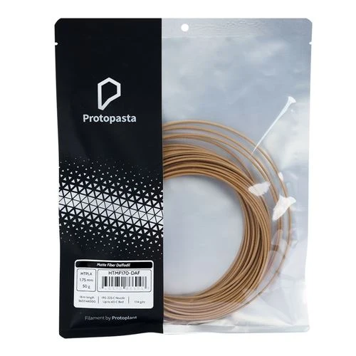 Filamento 3D Proto-Pasta HTPLA 1.75mm Protopasta 3D Printing Temperature 50.00 g (1.76 oz.)