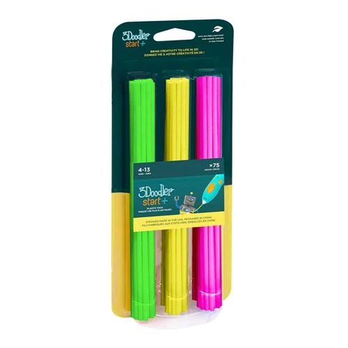Filamento 3D 3Doodler PLA 1.75mm Neon Glow 1.0 kg